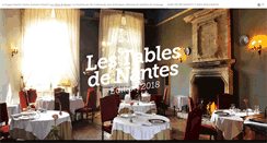 Desktop Screenshot of lestablesdenantes.fr