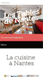 Mobile Screenshot of lestablesdenantes.fr