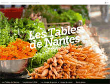 Tablet Screenshot of lestablesdenantes.fr